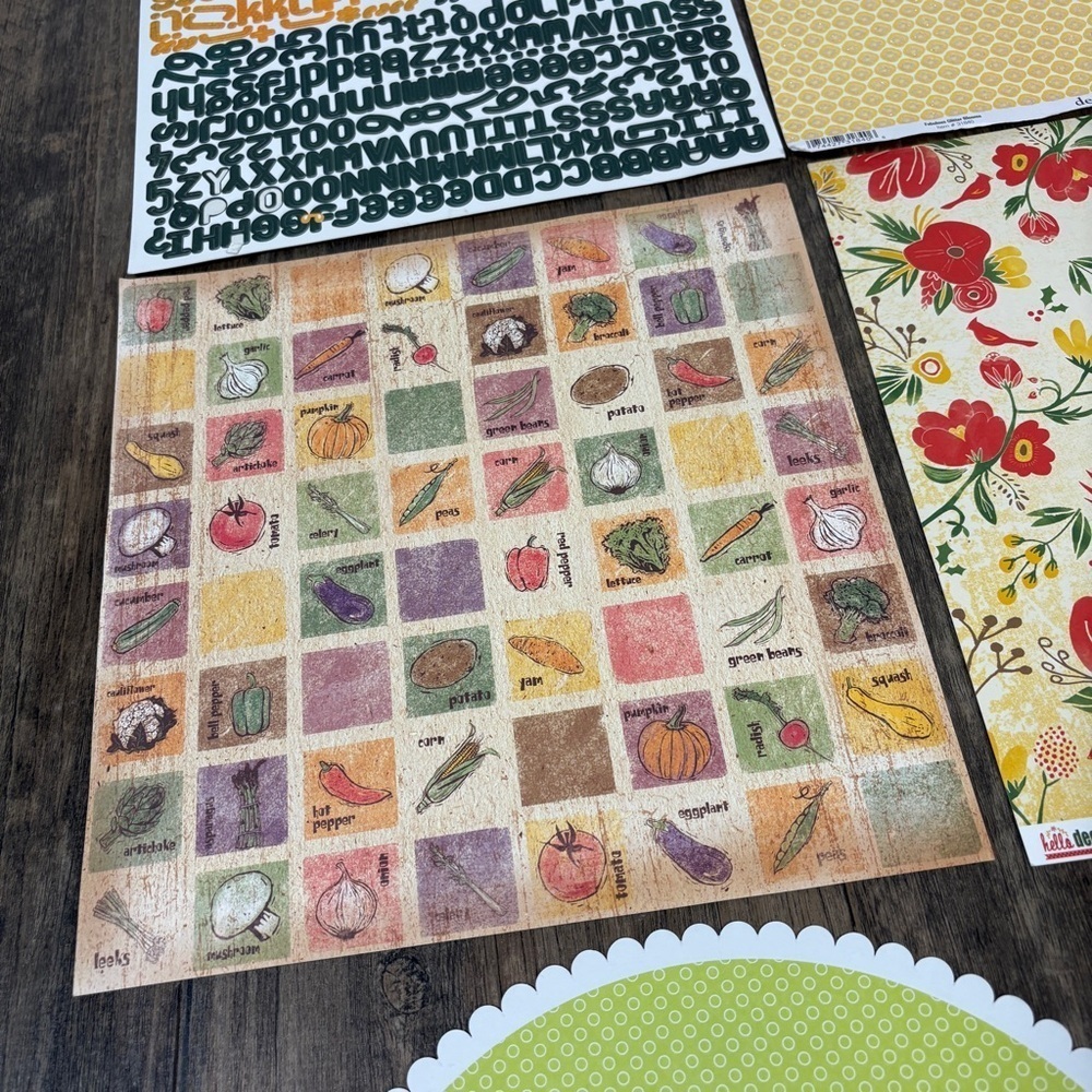 Assorted Patterned Craft Paper Stickers Lot - Picture 6 of 6